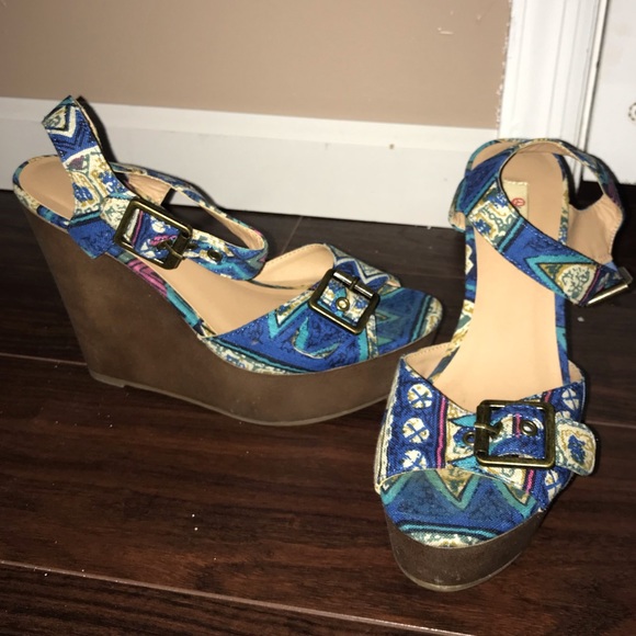 Platform Block Sandals 8M - Picture 4 of 4